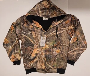 Mens True Timber Camo Sherpa Lined Jacket Medium - Picture 1 of 7