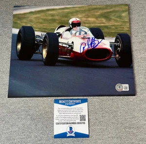 INDIANAPOLIS 500- AJ FOYT AUTOGRAPH 8x10 COLOR ACTION PHOTO BECKETT BC83705 - Picture 1 of 1