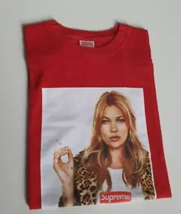 SS12 Supreme Kate Moss Photo Tee size M medium red T-shirt 2012 Vintage - Picture 1 of 12