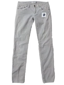 Vineyard Vines Thin Weave Corduroy Straight Leg Cream Pants Size 00 - Picture 1 of 7