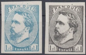 F-EX9671 SPAIN ESPAÑA FACSIMILE CARLOS STAMPS. NOT ORIGINAL. - Picture 1 of 1