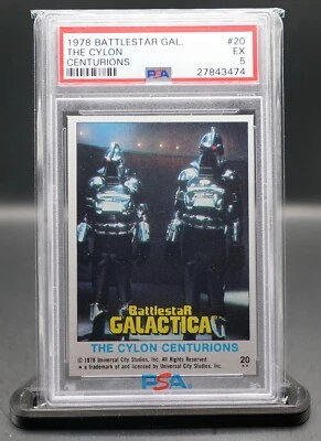 Vintage 1978 Battlestar Galactica Robot - Centurions - Trading Card PSA 5 - Image 1 of 2
