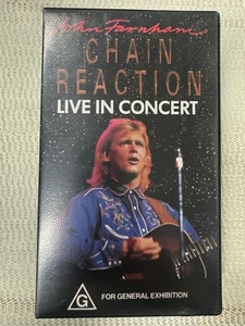 RARO VHS Chain Reaction Live in Concert John Farnham 1991🌟VHS Cinta Video Música - Imagen 1 de 8