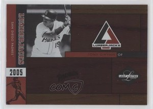 2005 Leaf Limited Lumberjacks /50 Tony Gwynn #LJ-38 HOF