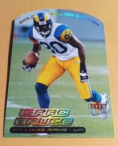 2000 Fleer Ultra Gold Medallion Isaac Bruce #200G - Die-cut - Picture 1 of 2