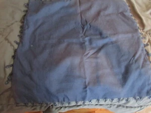 Pottery Barn Beaded edge blue  18 pillow cover New wo tag - Picture 1 of 2