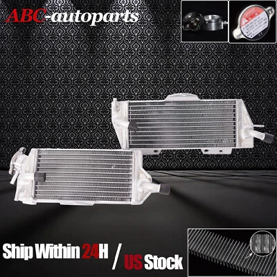 Motorcycle Cooling All Aluminum Radiator For 1992-1993 Kawasaki KX125/KX250 Foto 1 de 4