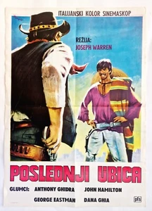 Póster de película L’ULTIMO KILLER SPAGHETTI WESTERN 1967 DRAGAN BOJANIC GIDRA YUGO - Imagen 1 de 2
