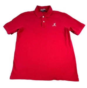 Vineyard Vines Polo Shirt Mens Small Red Short Sleeve Alabama Crimson Tide - Picture 1 of 10