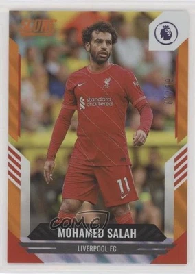 2021-22 Panini Score Premier League Orange Lava /99 Mohamed Salah #39 - Image 1 of 2