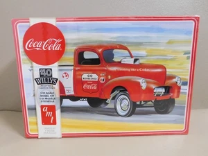 AMT Coca-Cola 1/25 Scale '40 Willys Pickup Truck AMT1145/12 Round 2 Model Kit - Picture 1 of 8