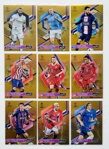 2022-23 Topps Finest UEFA Club Competitions Base Oro Refractor/50 - Individuales - Imagen 1 de 27