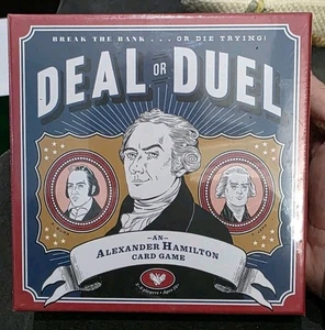 NEW Deal or Duel Hamilton Game : An Alexander Hamilton Card Game - Sealed  - Picture 1 of 2