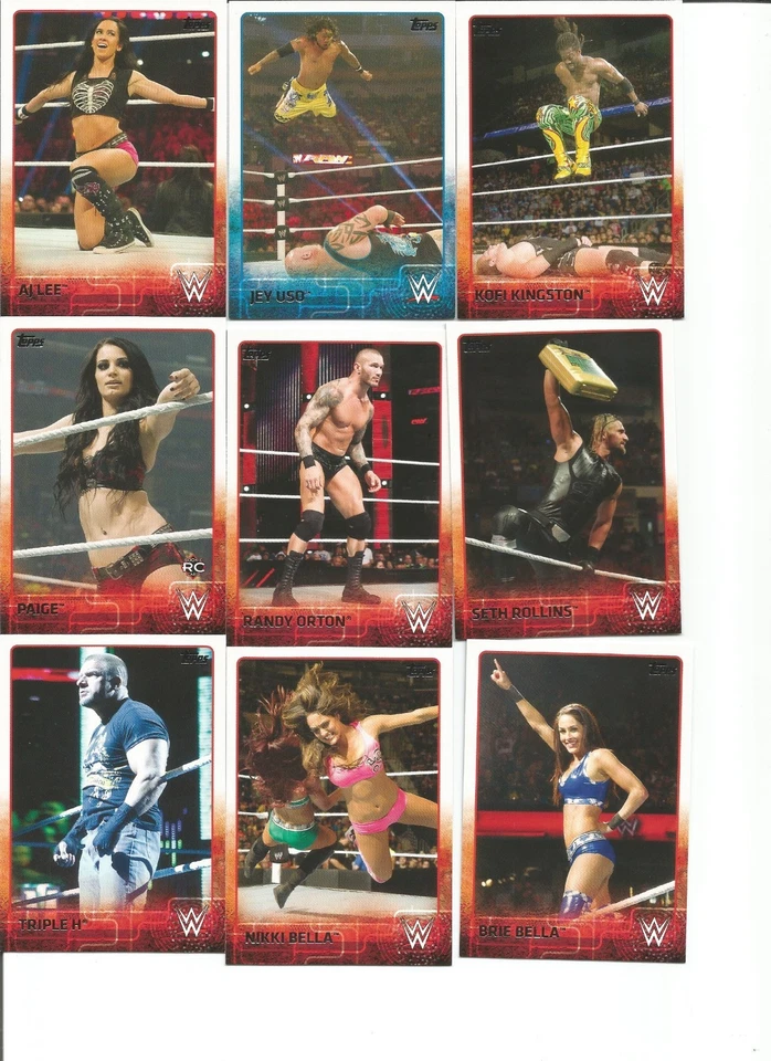 2015 Topps WWE Pick Your Card Buy 4 or more and save 25% - Image 1 of 1