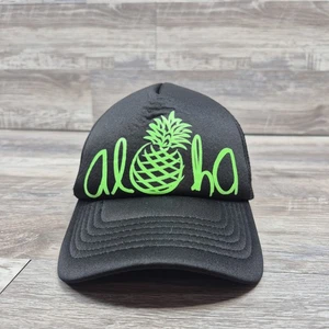 Aloha Hawaii Maui Strand Surfen Mütze Kappe Erwachsene Damen verstellbar Druckknopflasche - Bild 1 von 6