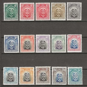 SOUTHERN RHODESIA 1924/29 SG 1/14 + 2d COMO NUEVO - Imagen 1 de 2