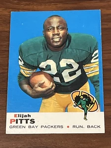 1969 Topps Football Elijah Pitts #102 Green Bay Packers 1969EP2 - Imagen 1 de 2
