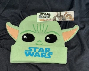 Star Wars the mandalorian/Baby Yoda Beanie mit Ohren - Bild 1 von 6