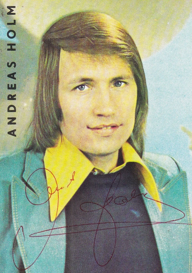 Autogramm - Andreas Holm - DDR-Karte - Bild 1 von 1