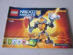 Lego Building Instructions Instruction 70365 Nexo Knights