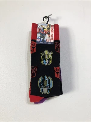 SWAG - Transformers 2 Pair Men’s Size 11-14 Socks - Brand New - Unisex - Image 1 of 4