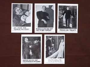 SPOOK STORIES CARD LOT 1961 LEAF  #13 18 27 53 58 - Picture 1 of 2