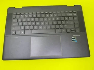 HP Spectre x360 16-F 16T-F Series PALMREST TOUCHPAD KEYBOARD M83484-001 & BASE - Picture 1 of 4