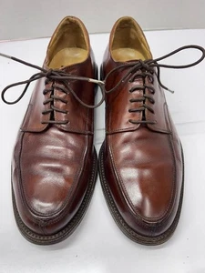 Cable and Co mens size 10d split toe brown dress shoe Made in Italy - Picture 1 of 18