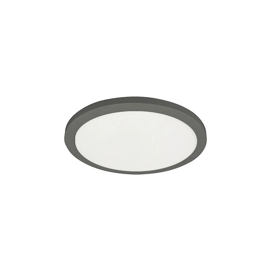 Dainolite Franchesa 1 Light 9" Flush Mount, Matte Black/White - FCA-920LEDFH-MB - Image 1 of 1