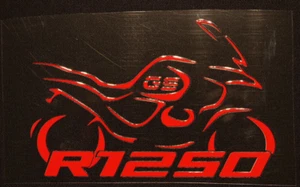 UV Aufkleber für R1250GS Koffer R 1250 GS rot Seitenverkleidung - Bild 1 von 2