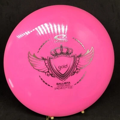 Latitude 64 BALLISTA OLD RUN GOLD LINE 171g OOP OG Stamp RARE Disc Golf Drvr NEW - Image 1 of 4