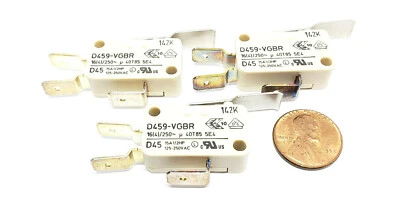 3 Pack Cherry Electric Microswitch SPDT 15A 250v Lever Action 250VAC D459-VGBR X