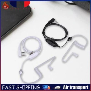 2Pin Acoustic Tube Headset PTT Mic Earpiece for Baofeng Kenwood 2way Radio # - Zdjęcie 1 z 8