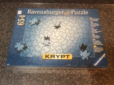 Rompecabezas Ravensburger Krypt Plata 654 Pieza Única SELLADO Regalo Foto 1 de 4