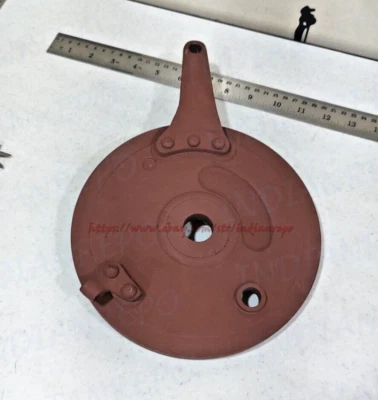 PLACA DE RESPALDO DE FRENO DELANTERO JEFE 1944-1945 para INDIAN MOTO; PN. 645012 Foto 1 de 4