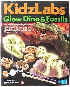 DIG A GLOW IN THE DARK T REX SKELETON AND MOULD FOSSIL REPLICAS - NEW & SEALED! - Picture 1 of 1