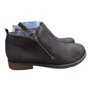 Zapatos sin cordones Soft Style by Hush Puppies “Moyen” marrón cremallera lateral talla 7,5 M - Imagen 1 de 11