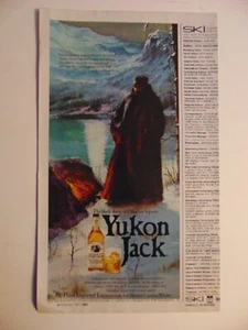1977 YUKON JACK Canadian Likör Vintage Printanzeige - Bild 1 von 1