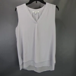 Blusa smanicata testurizzata Rose+Olive Career donna taglia M top camicia fluida - Foto 1 di 12