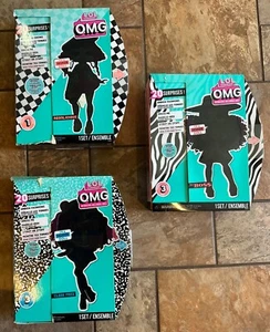 B39 LOL Surprise OMG NEONLICIOUS, DA BOSS & CLASS PREZ Fashion DOLLS scatola danneggiata - Foto 1 di 12