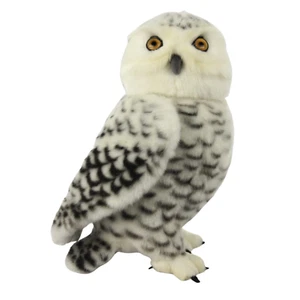 Snowy Owl - Hansa Realistic Stuffed Plush Animal Soft Toy 28cm - Picture 1 of 1