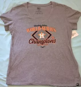 Womens Houston Astros World Series Champions '47 Brand Shirt Size XL - Picture 1 of 5