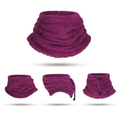 Invierno A prueba de viento polar cuello calentador polaina media máscara facial hombres mujeres esquí bandana Foto 1 de 4