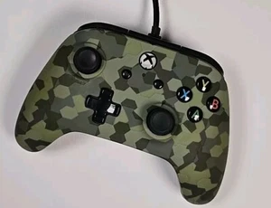 PowerA Controller For Xbox One Camo Green Hex 1508487 Tested - Picture 1 of 4