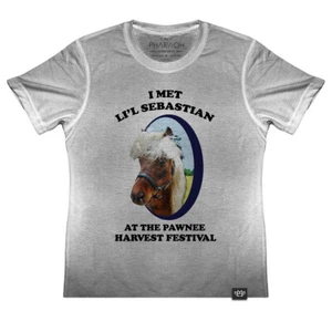 I met Lil Sebastian KIDS T Shirt Pawnee Parks & Recreation Leslie Knope Mouse - Picture 1 of 5