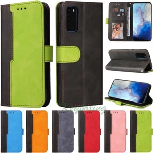 For Samsung S21 Ultra S20 FE S10e S10 Plus Wallet Card Holder Leather Case Cover - Picture 1 of 43