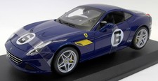 Burago 1/18 Scale Diecast - 18-76104 Ferrari California T 70th Anniversary Blue