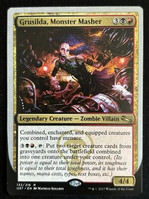 1x Grusilda, Monster Masher - Unstable (UST) Magic MTG - Image 1 of 2