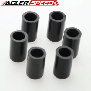 Black 6PCS 19mm 3/4" Silicone Blanking Cap Intake Vacuum Hose Bung Plug - Picture 1 of 2