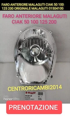 FARO ANTERIORE MALAGUTI CIAK 50 100 125 150  200 ORIGINALE MALAGUTI 01504100 - Immagine 1 di 3
